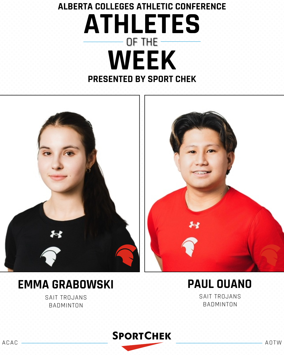 ACAC Athletes of the Week - February 16-22