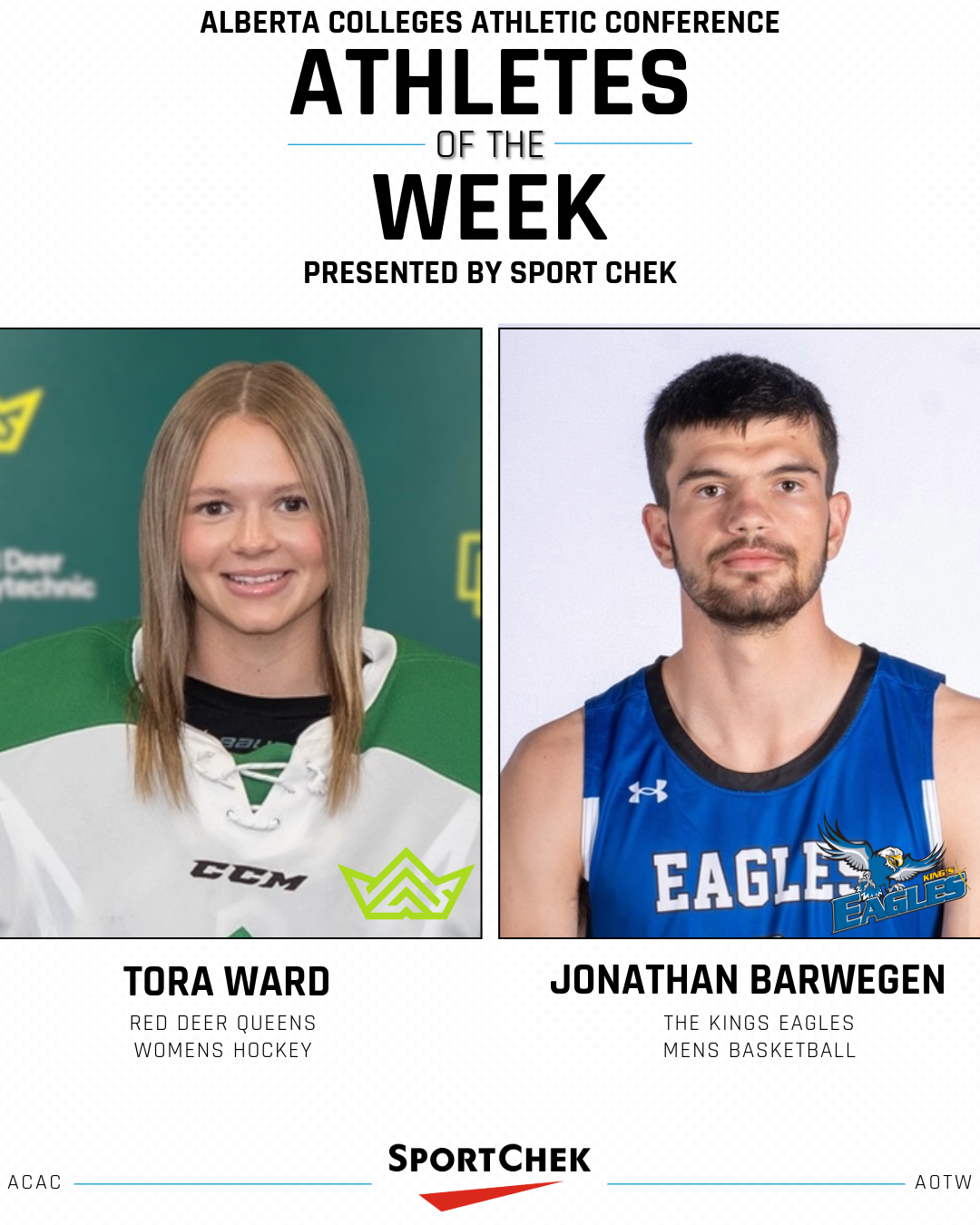 ACAC Athletes of the Week Feb 23- March 2