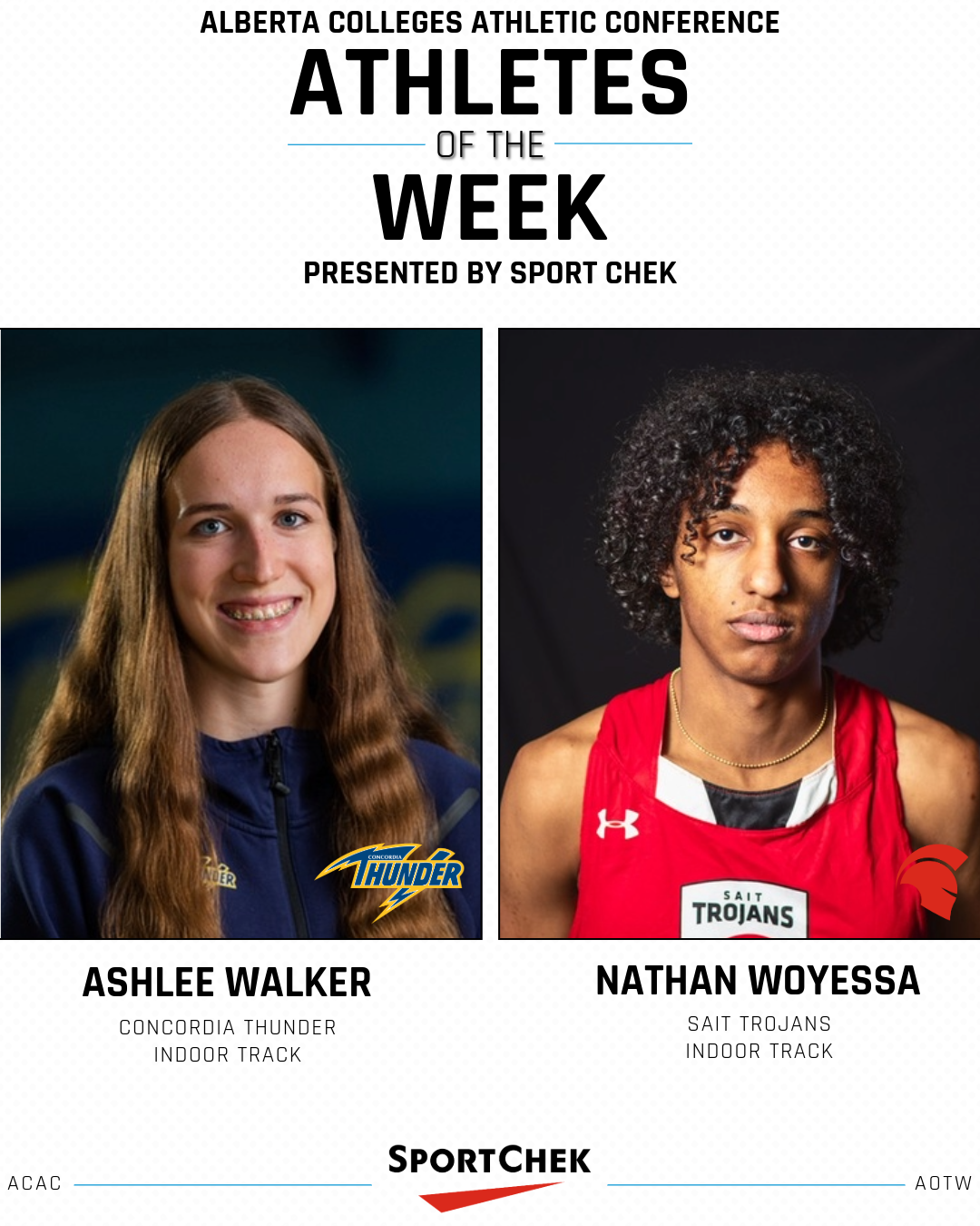 ACAC Athletes of the Week March 2-8