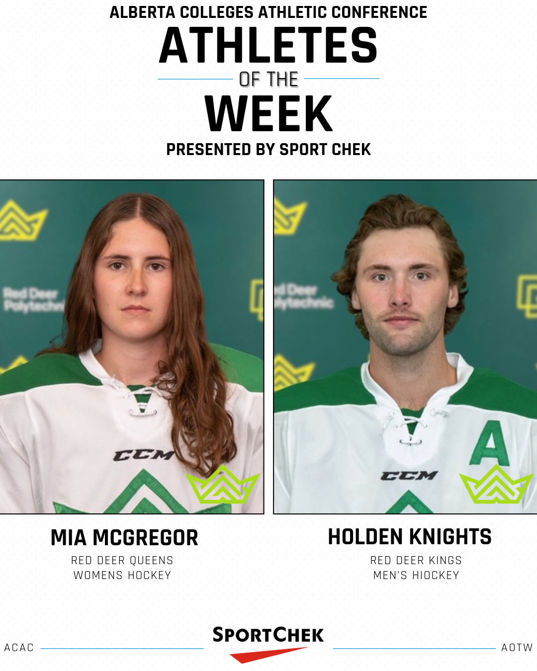 ACAC Athletes of the Week March 2-8