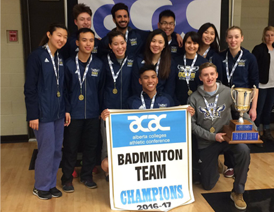 Ooks and Thunder off to CCAA Badminton Championships