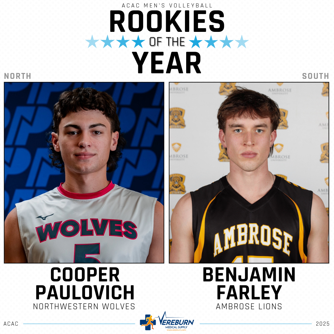 2025 ACAC Men's Volleyball Rookies of The Year