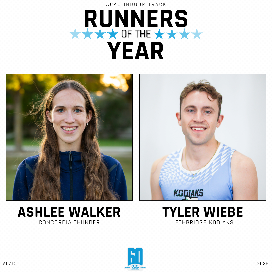 2025 ACAC Indoor Track Runners of The Year