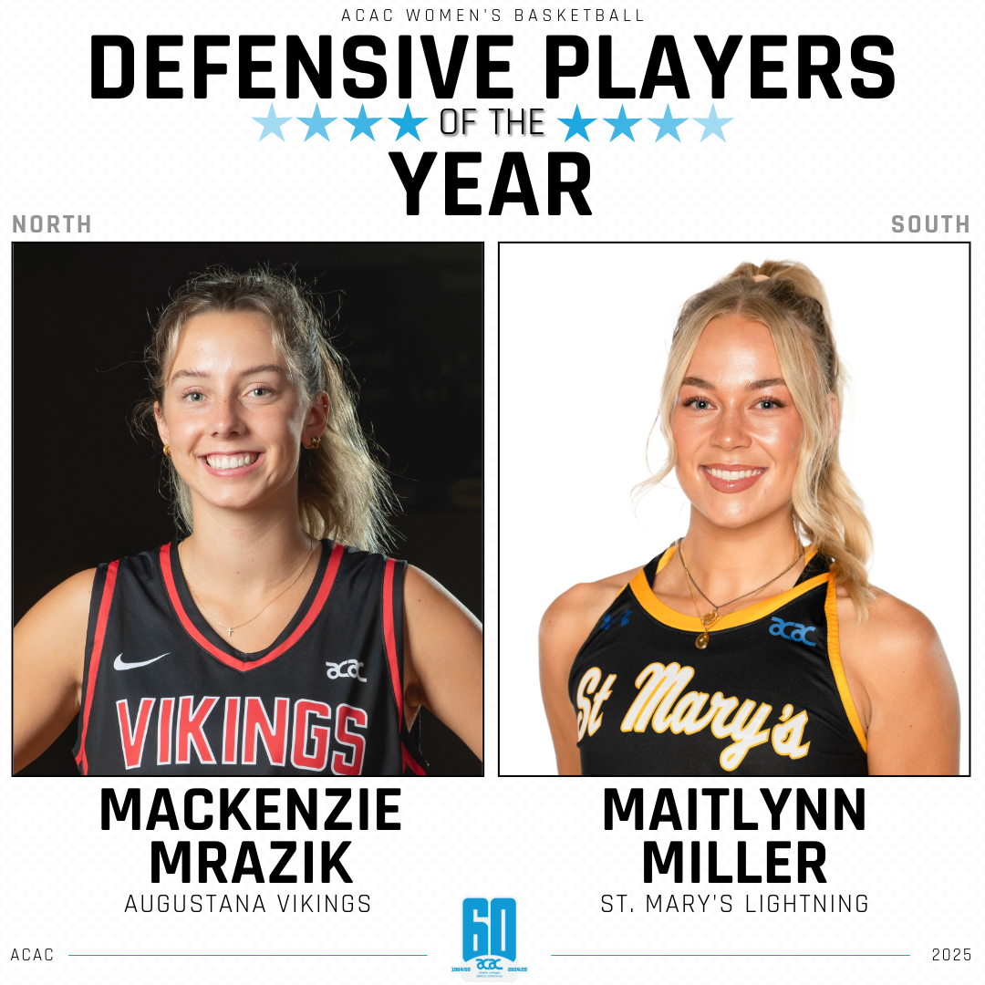 2025 ACAC Women's Basketball Defensive Players of The Year