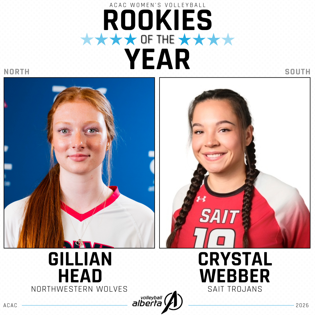 2026 ACAC Women's Volleyball Rookies of the Year