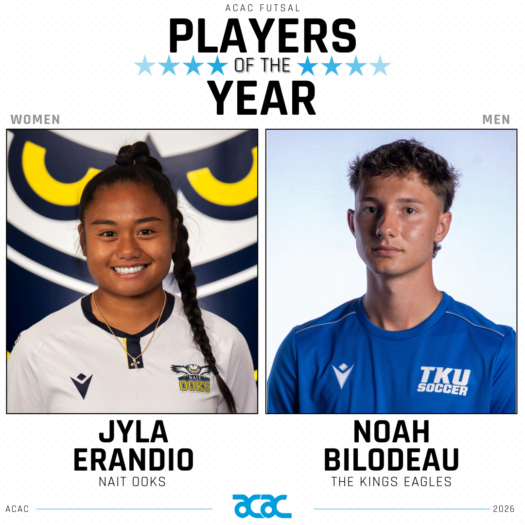 2026 ACAC Men's and Women's Futsal Players of the Year