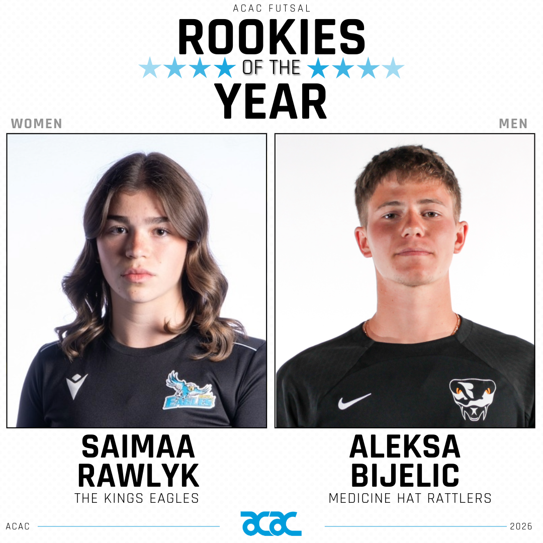 2026 ACAC Men's and Women's Futsal Rookies of the Year