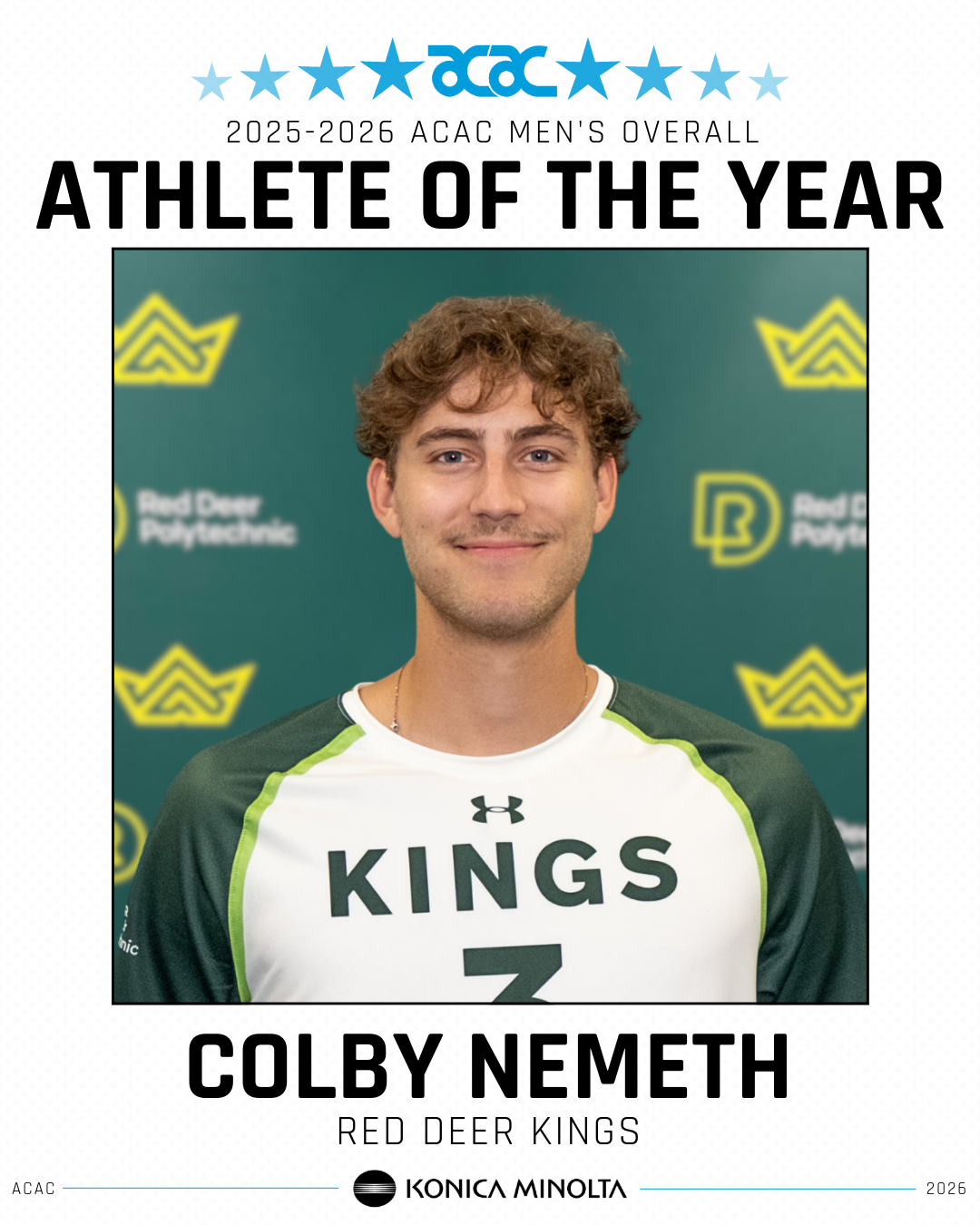 2025-2026 ACAC Men's Overall Athlete of The Year