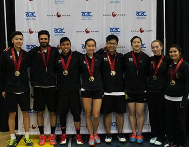 ACAC at CCAA Badminton National Championship
