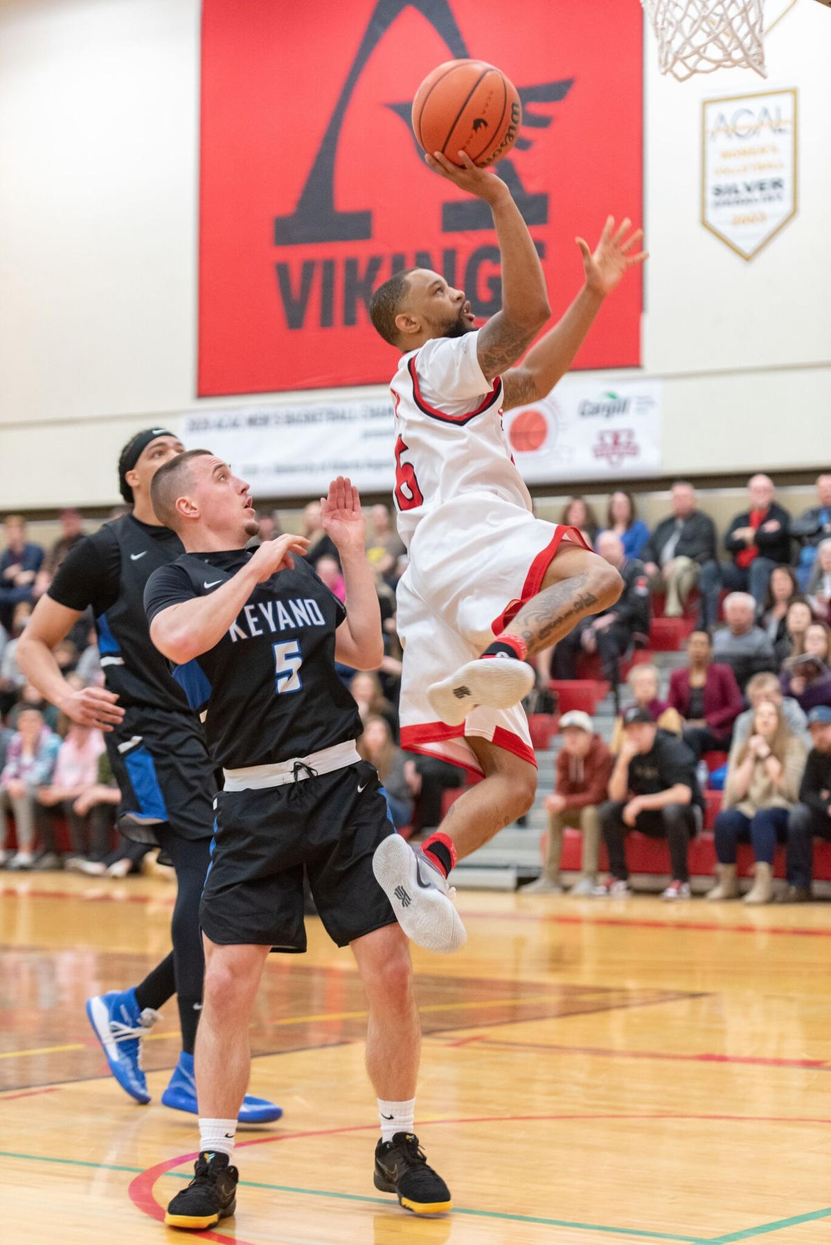 Day 2: SAIT Trojans vs Keyano College Huskies kick off Game 7 of the 2020 ACAC Men&rsquo;s Basketball Championships.