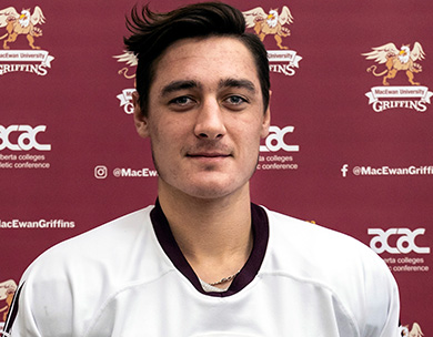 Andrew Kartusch Honoured as 2018-19 ACAC Men&rsquo;s Hockey Rookie of the Year
