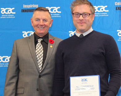 Matthew Oosterhuis Honoured as 2015-16 ACAC Men&rsquo;s North Soccer Coach of the Year