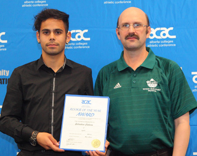 Sebastian Cabrera Honoured as 2015-16 ACAC Men&rsquo;s Soccer Rookie of the Year