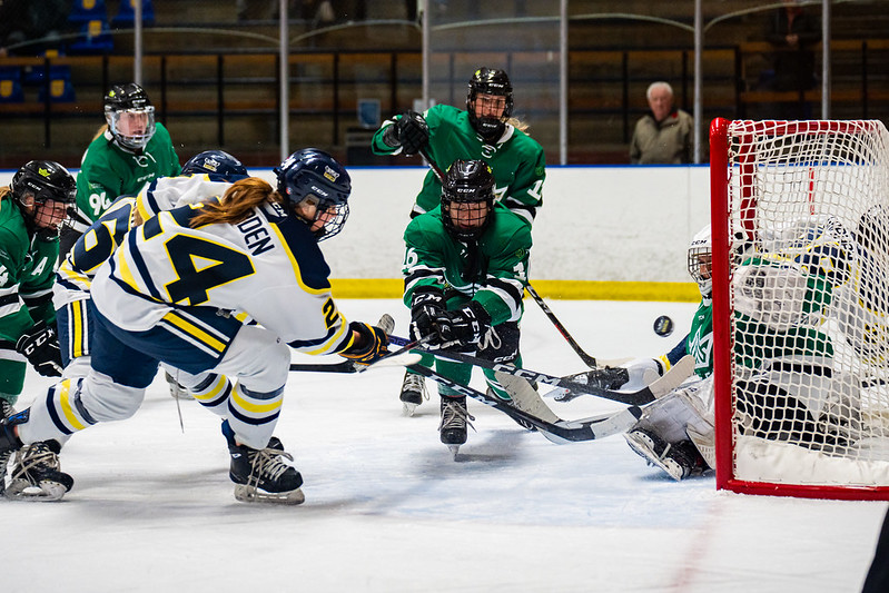 Queens win Game 2, goaltender Tanya Disotell-Dunsmore stops 31 in the win