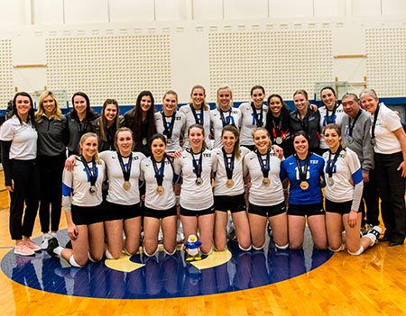 Eagles Fly to Silver at 2018-2019 CCAA Women&rsquo;s Volleyball Championships