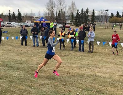 Rebecca Johnson, STMU Lightning Cross-Country Runner